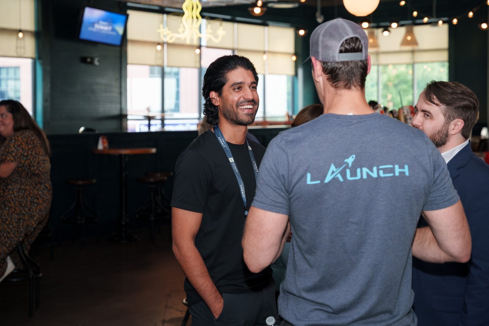 Rev.io networking at customer event