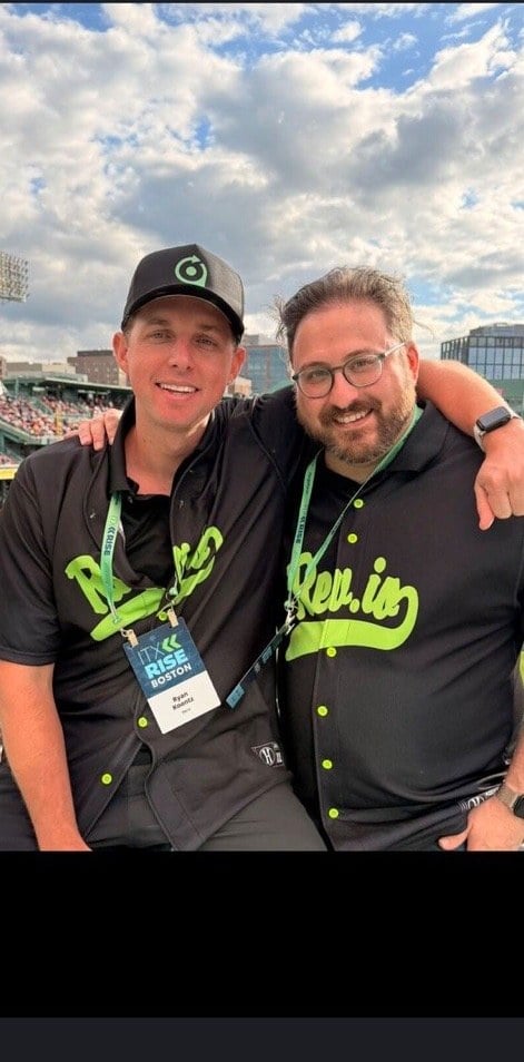 Rev.io team members at Fenway event